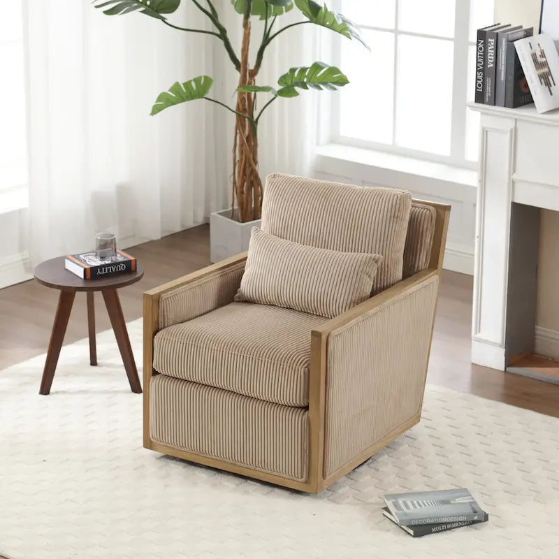 Fauteuil pivotant moderne de 26,8 pouces