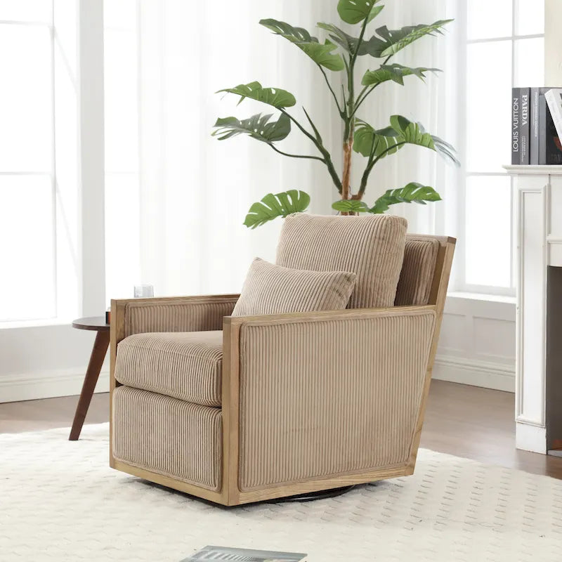 Fauteuil pivotant moderne de 26,8 pouces