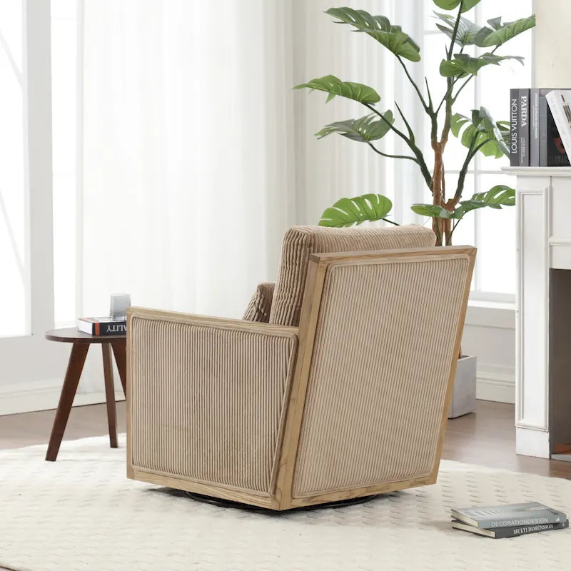 Fauteuil pivotant moderne de 26,8 pouces