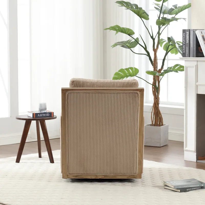 Fauteuil pivotant moderne de 26,8 pouces