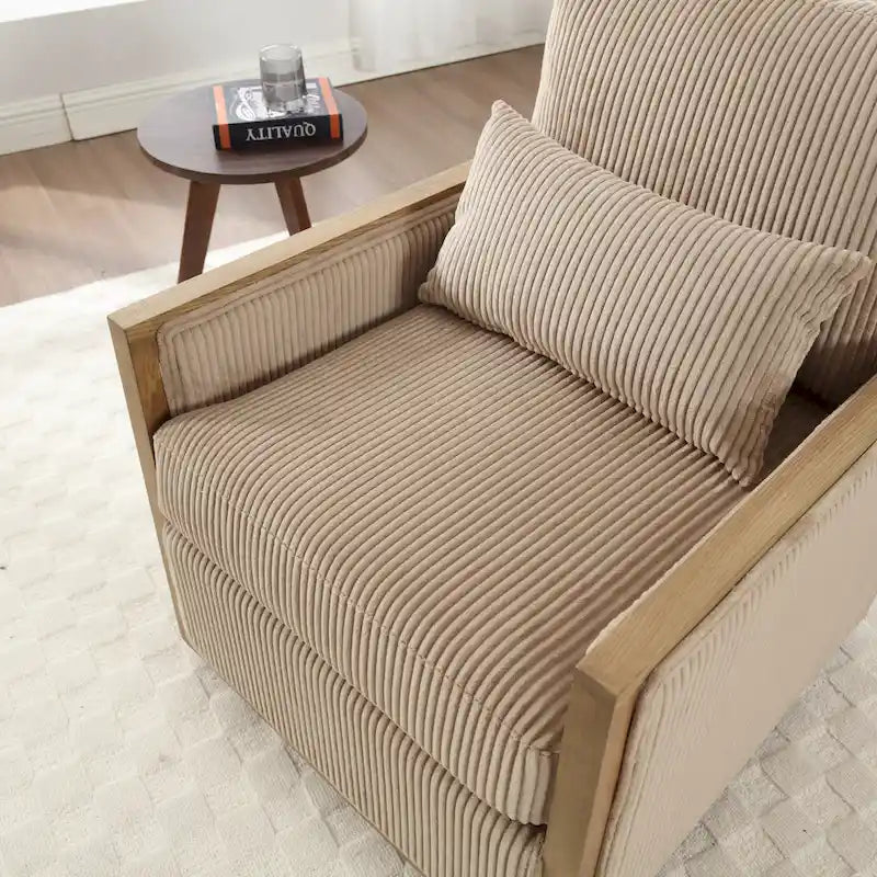 Fauteuil pivotant moderne de 26,8 pouces