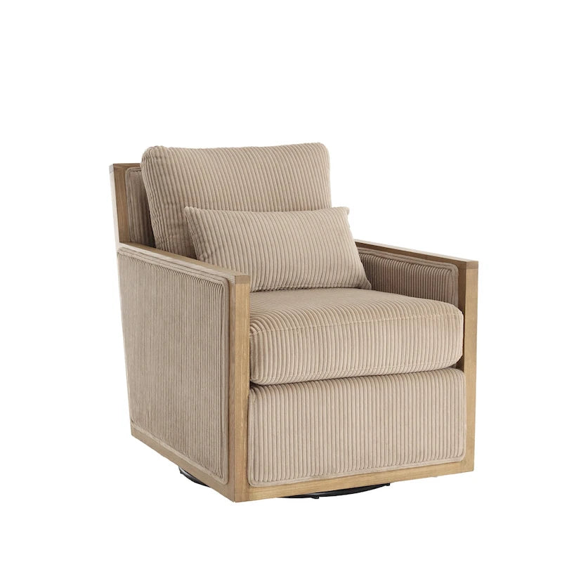 Fauteuil pivotant moderne de 26,8 pouces