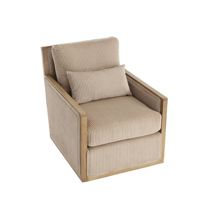 Fauteuil pivotant moderne de 26,8 pouces