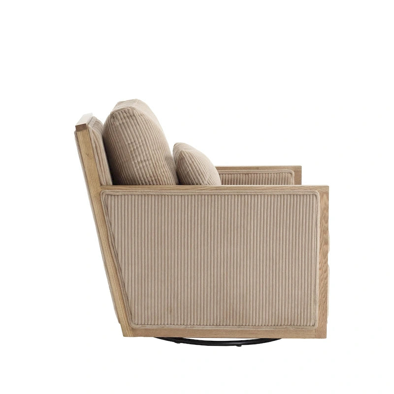 Fauteuil pivotant moderne de 26,8 pouces