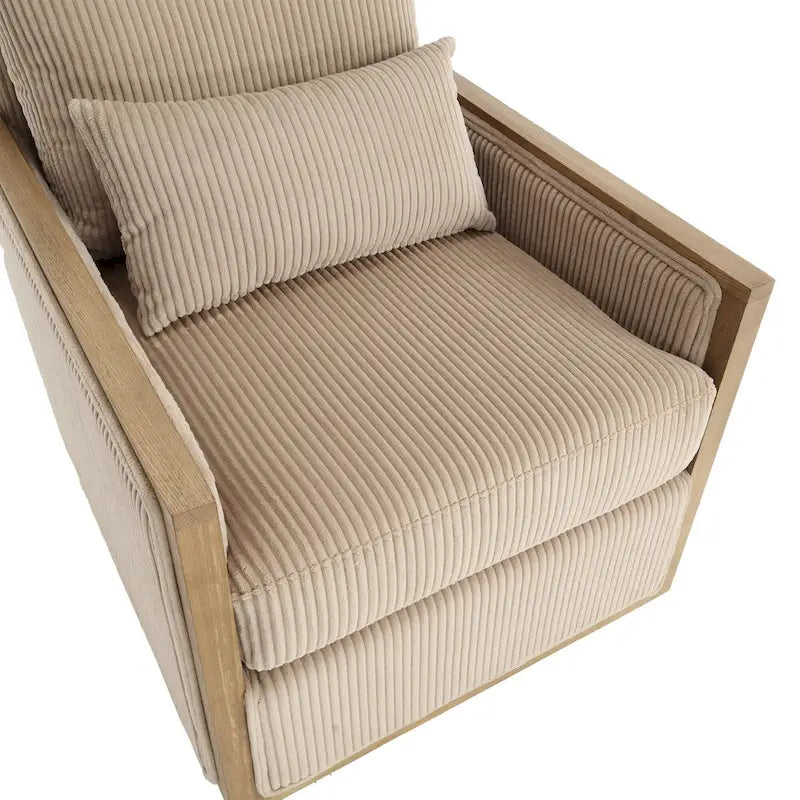 Fauteuil pivotant moderne de 26,8 pouces