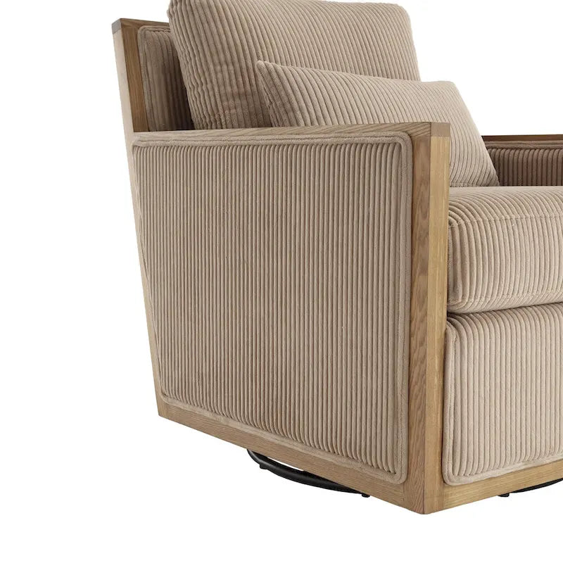 Fauteuil pivotant moderne de 26,8 pouces