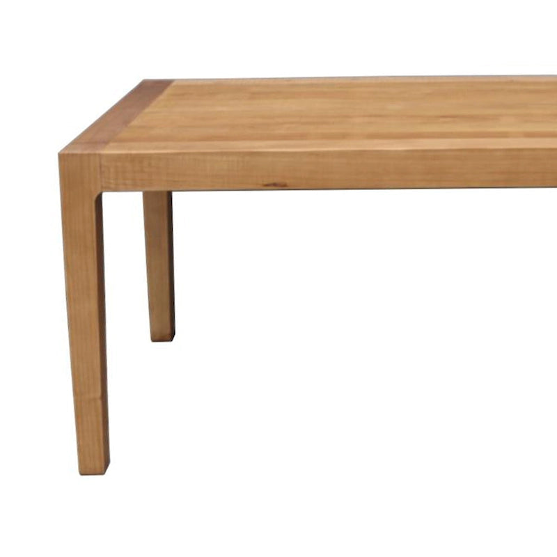 Table de salle à manger, Pin, Marron Naturel, Plateau Rectangulaire de 71 Pouces