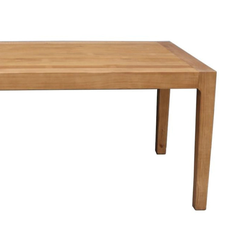 Table de salle à manger, Pin, Marron Naturel, Plateau Rectangulaire de 71 Pouces