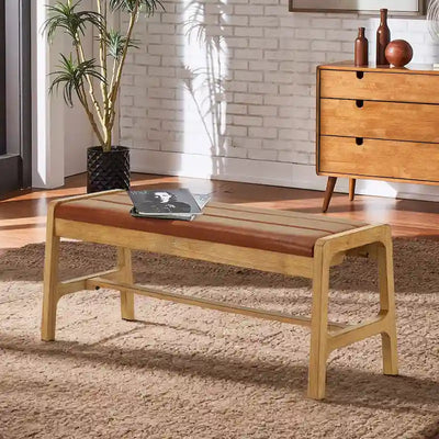 Banc en Chêne Clair Scandinave Moderne