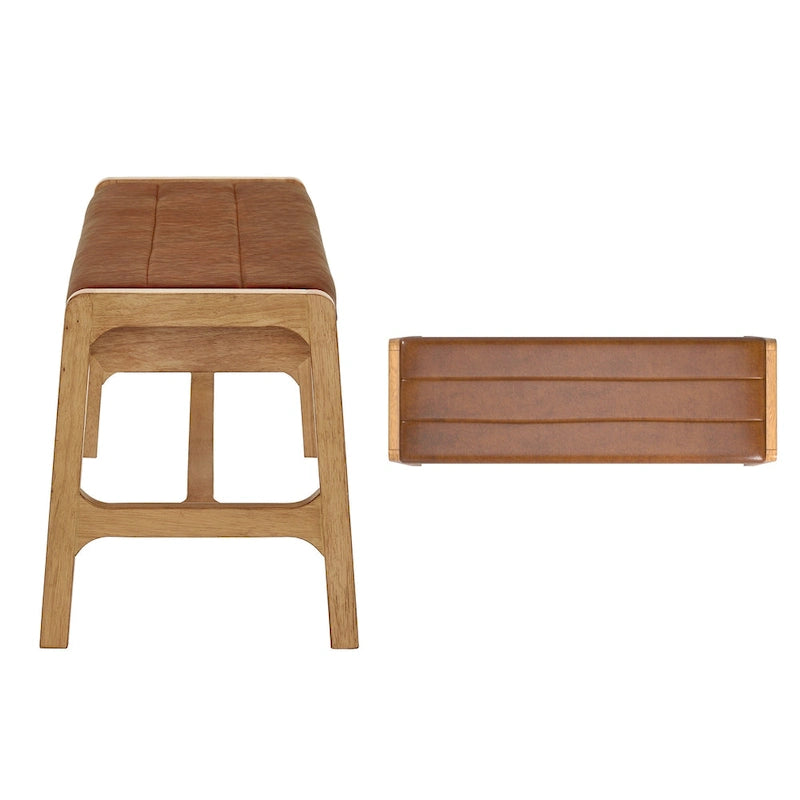 Banc en Chêne Clair Scandinave Moderne