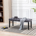 Banc de salle à manger en velours Banc de chambre à coucher