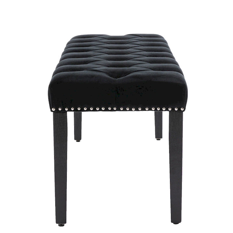 Banc de salle à manger en velours Banc de chambre à coucher