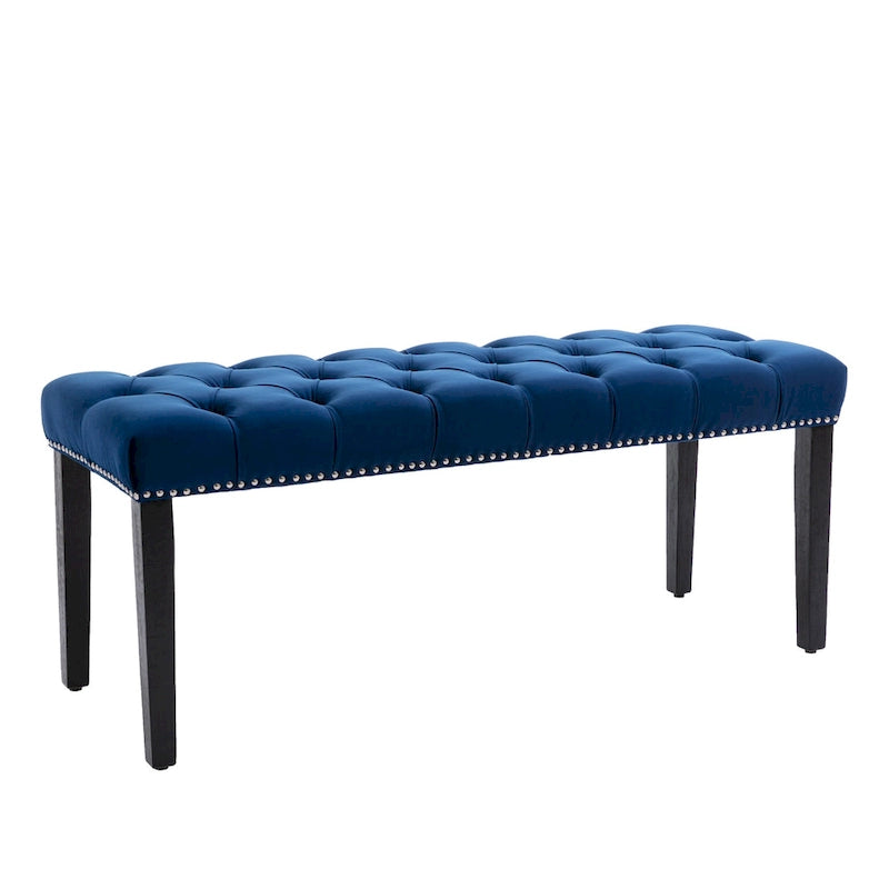 Banc de salle à manger en velours Banc de chambre à coucher