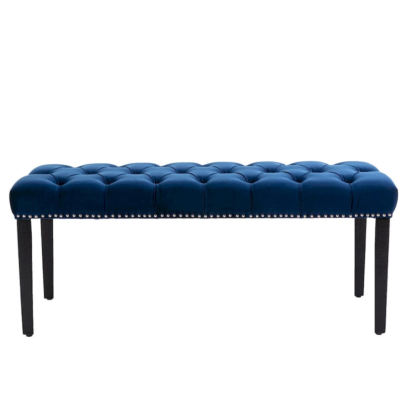 Banc de salle à manger en velours Banc de chambre à coucher