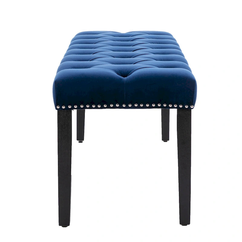 Banc de salle à manger en velours Banc de chambre à coucher