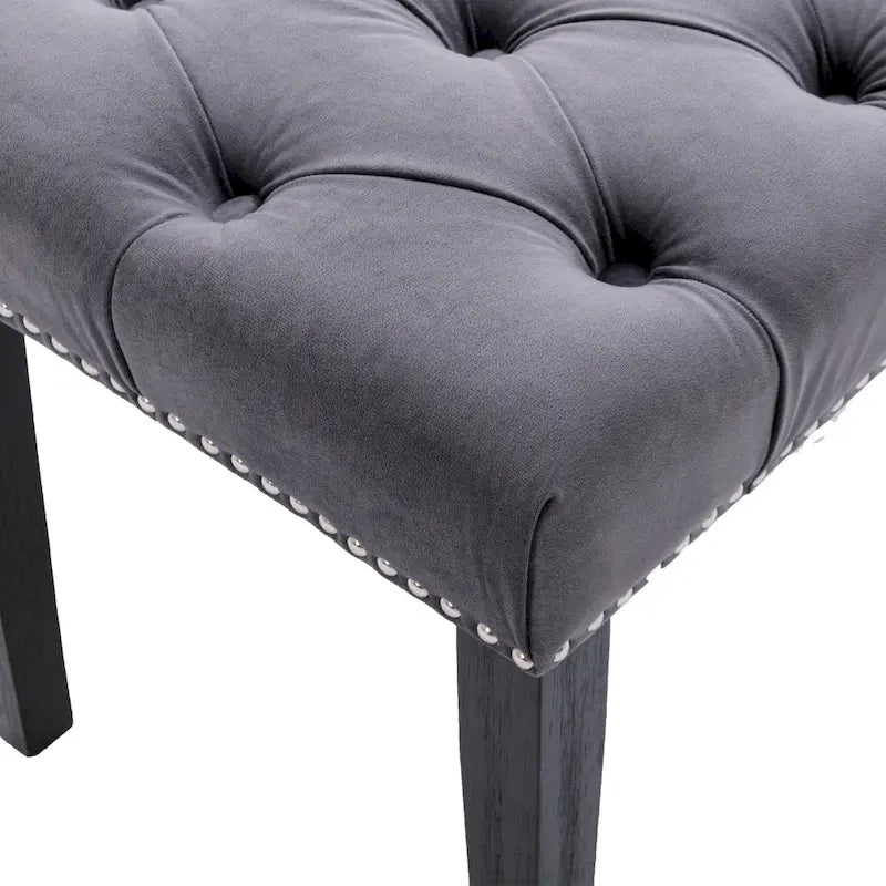 Banc de salle à manger en velours Banc de chambre à coucher