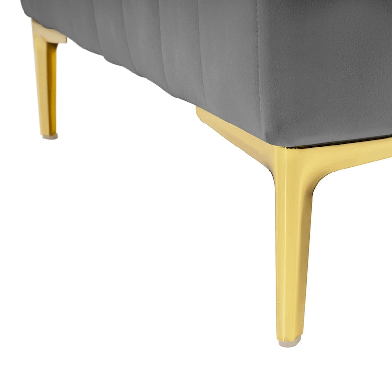 Fauteuil Club Moderne Rembourré avec Accoudoirs