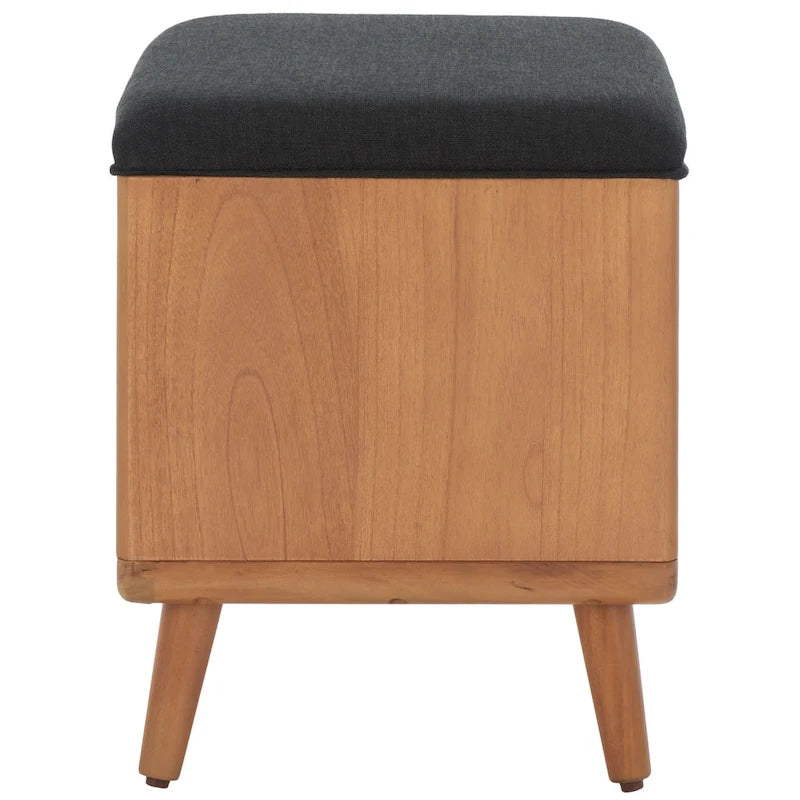 Banc de rangement ouvert avec coussin – 20 l x 15 P x 18 H – 20Lx15Px18H