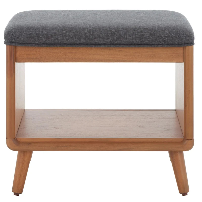 Banc de rangement ouvert avec coussin – 20 l x 15 P x 18 H – 20Lx15Px18H