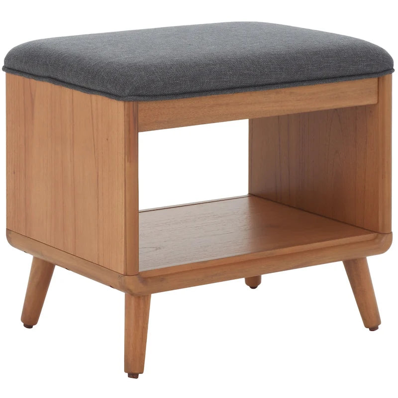 Banc de rangement ouvert avec coussin – 20 l x 15 P x 18 H – 20Lx15Px18H