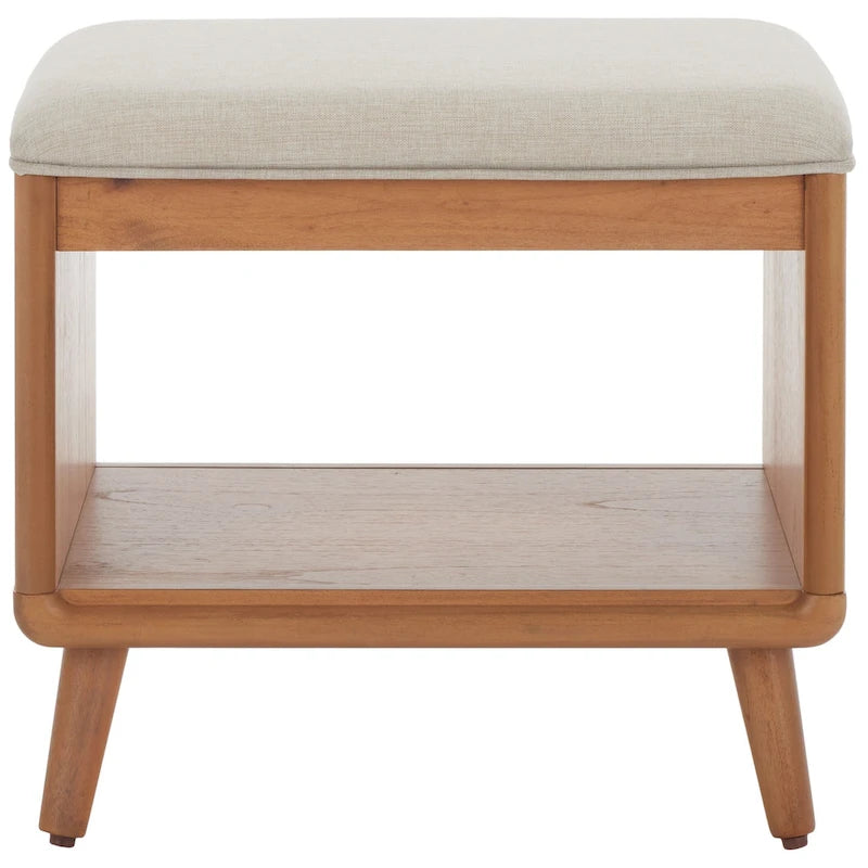 Banc de rangement ouvert avec coussin – 20 l x 15 P x 18 H – 20Lx15Px18H