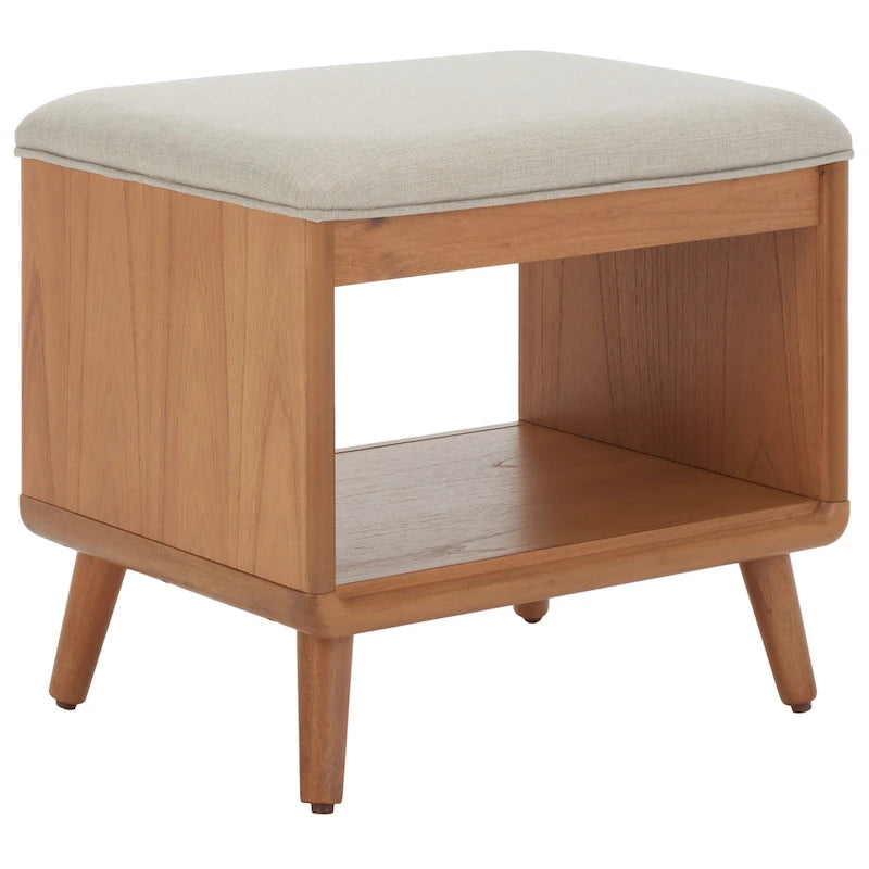 Banc de rangement ouvert avec coussin – 20 l x 15 P x 18 H – 20Lx15Px18H