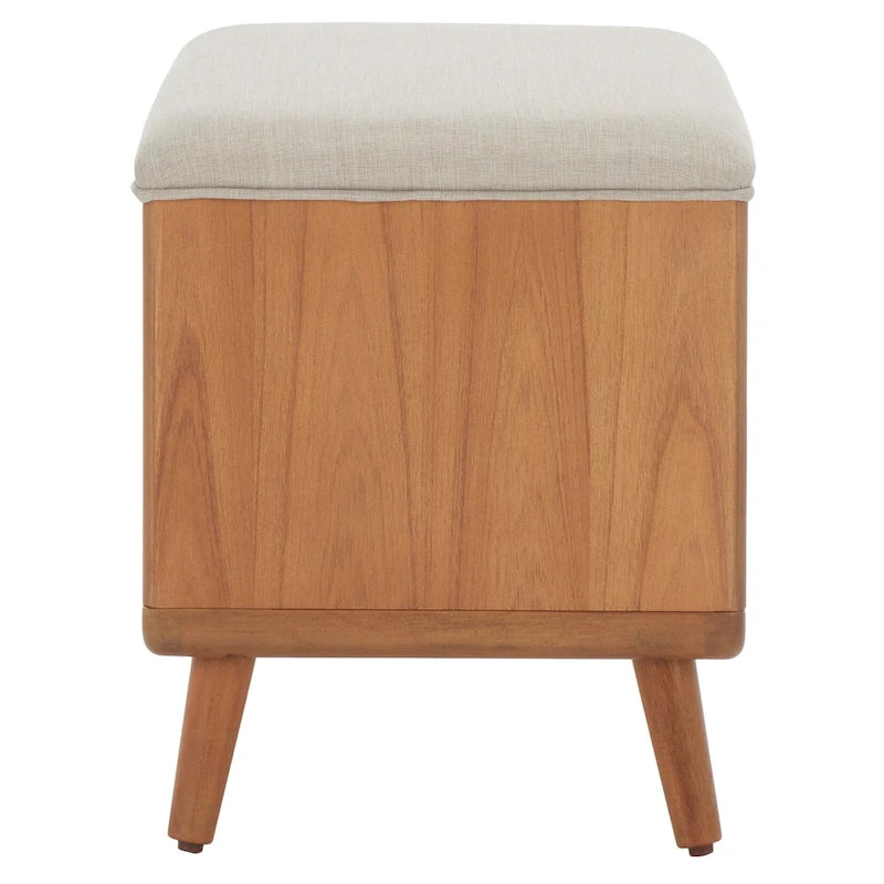 Banc de rangement ouvert avec coussin – 20 l x 15 P x 18 H – 20Lx15Px18H