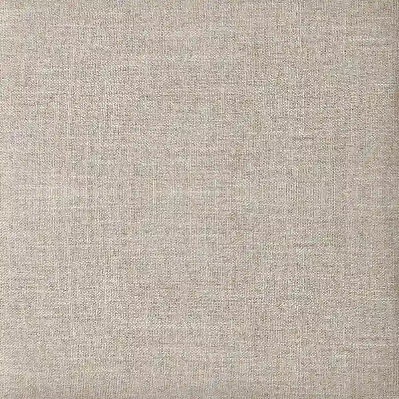 Chaise de salle à manger avec assise en tissu beige et cadre en bois massif blond - 23L x 22P x 31,5H