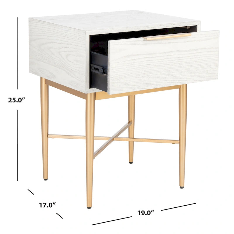 Table de chevet moderne à 1 tiroir