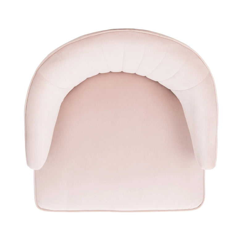 Fauteuil d'appoint en velours à oreilles - 26.8 x 28 x 31.9 - 27Lx28Px32H