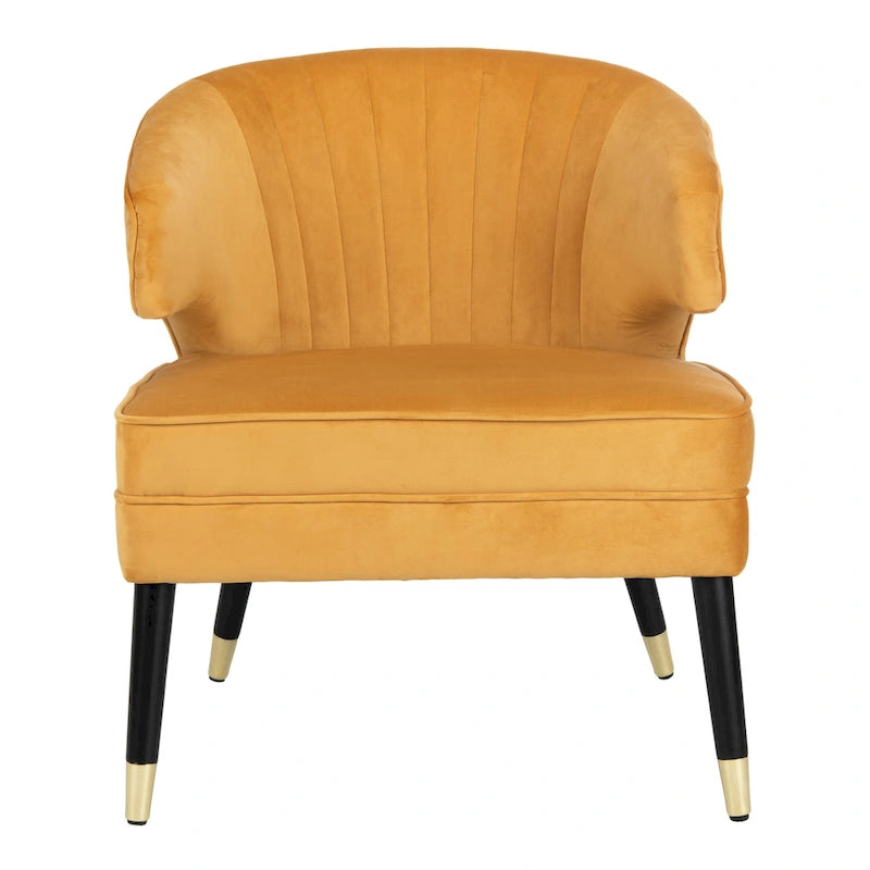 Fauteuil d'appoint en velours à oreilles - 26.8 x 28 x 31.9 - 27Lx28Px32H