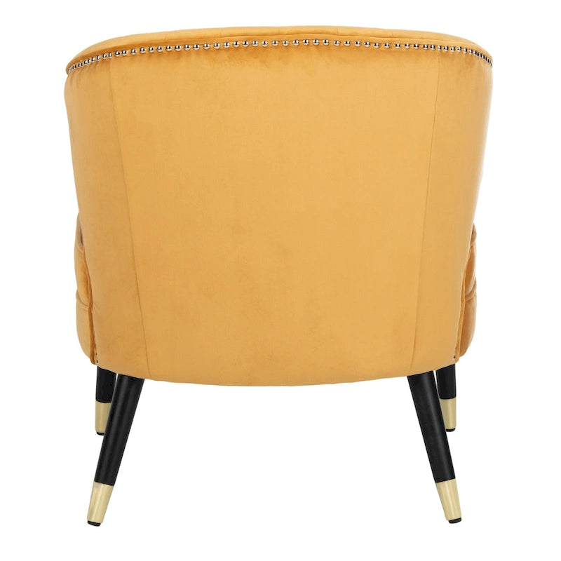 Fauteuil d'appoint en velours à oreilles - 26.8 x 28 x 31.9 - 27Lx28Px32H