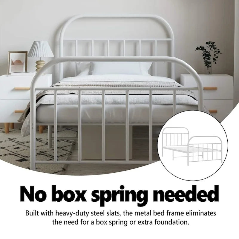 12 Inches Metal Bed Frame No Mattress