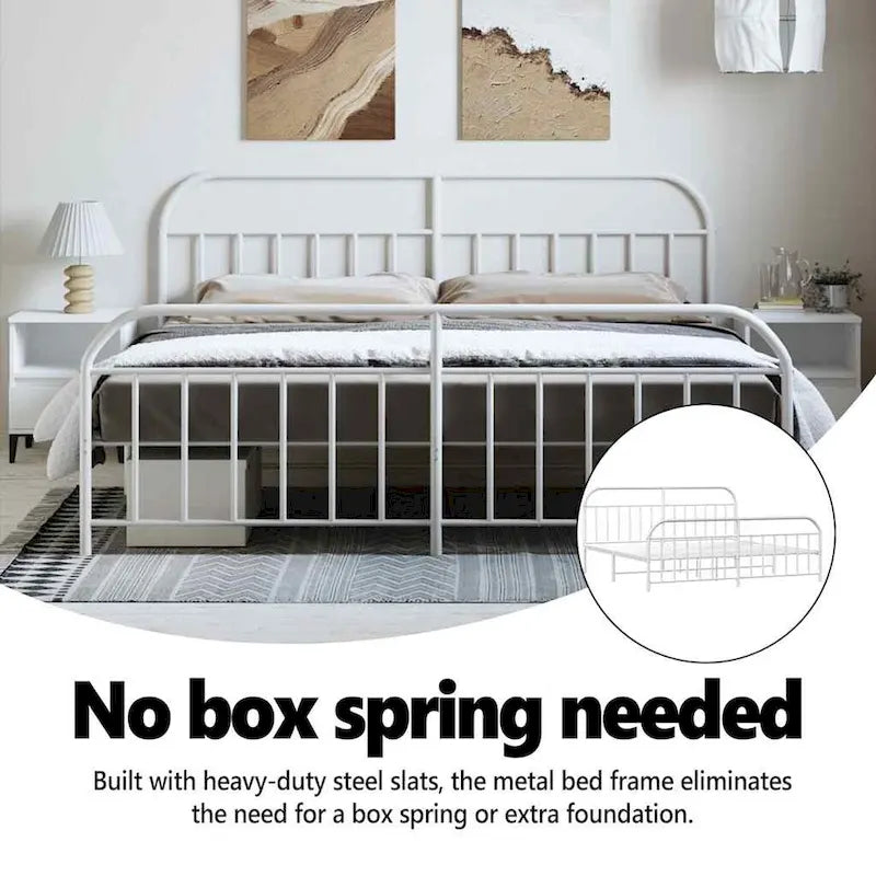 12 Inches Metal Bed Frame No Mattress