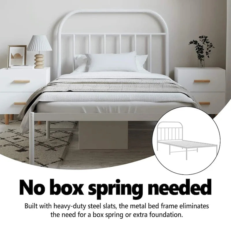 12 Inches Metal Bed Frame No Mattress