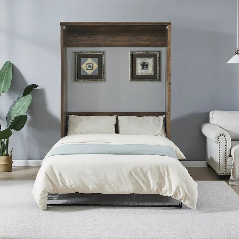 Lit mural Murphy avec armoire – Lit gain de place