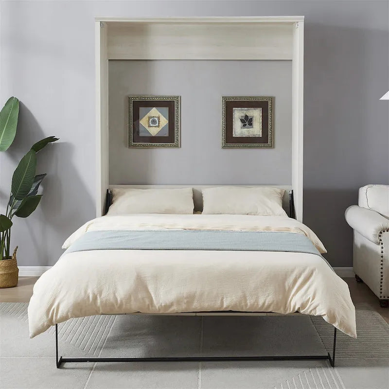 Lit mural Murphy avec armoire – Lit gain de place