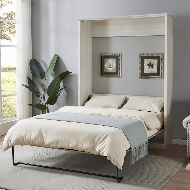 Lit mural Murphy avec armoire – Lit gain de place