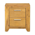 Commode de chambre en bois massif avec tiroirs, style fermette