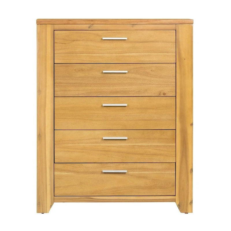 Farmhouse Solid Wood Dresser With Drawer for Bedroom