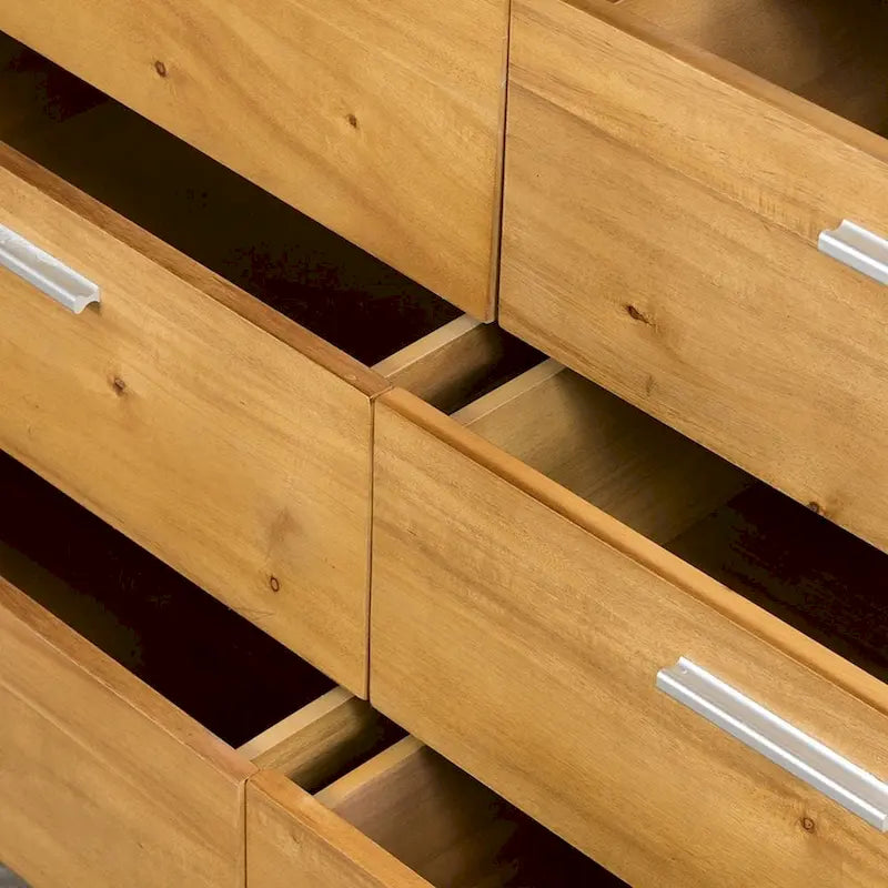 Farmhouse Solid Wood Dresser With Drawer for Bedroom