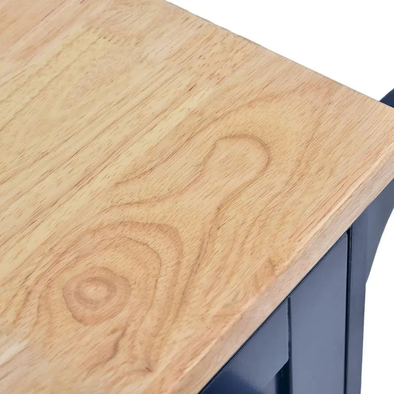 Dessert de cuisine à roulettes, Meuble de rangement, Dessus en bois massif