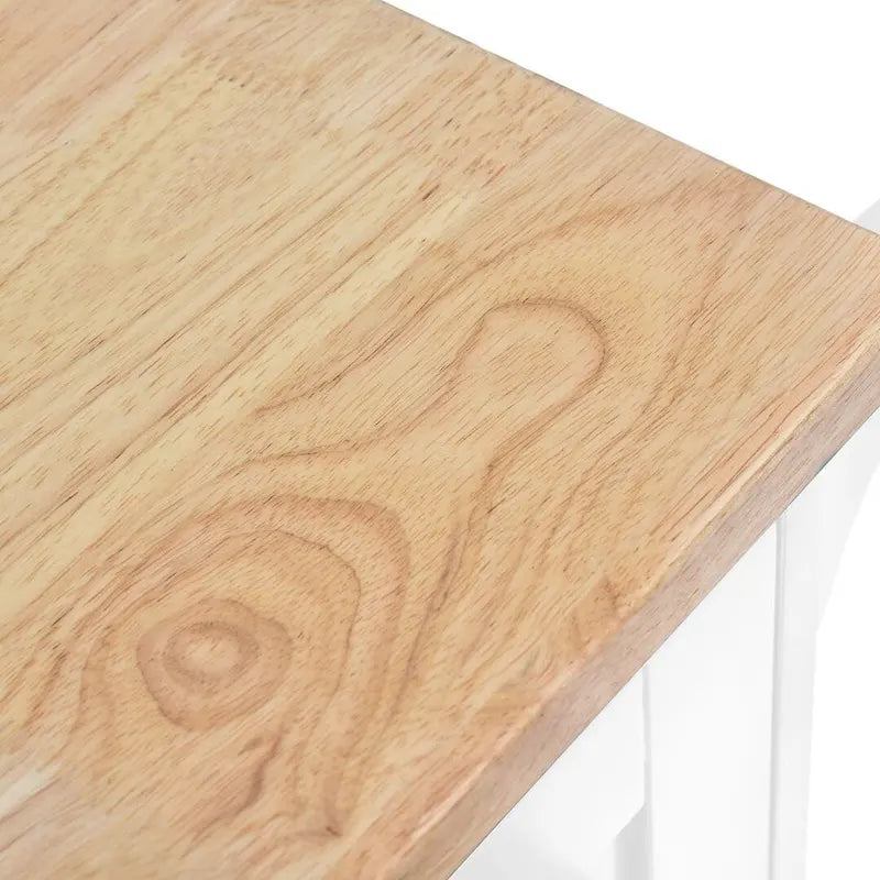 Dessert de cuisine à roulettes, Meuble de rangement, Dessus en bois massif