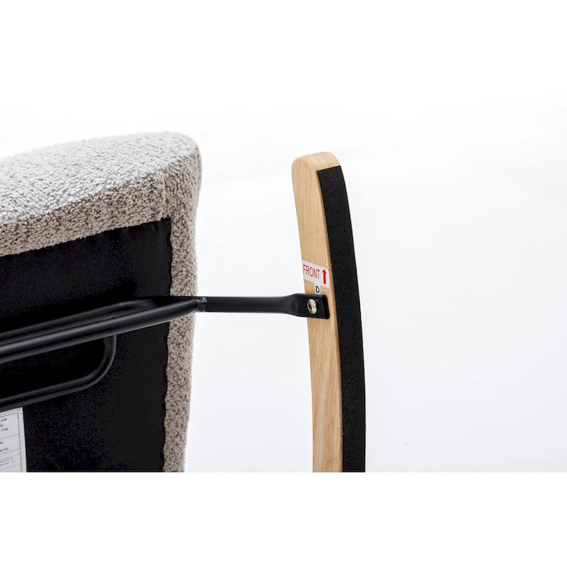 Fauteuil d'appoint moderne Patchwork pour salon, chambre, studio