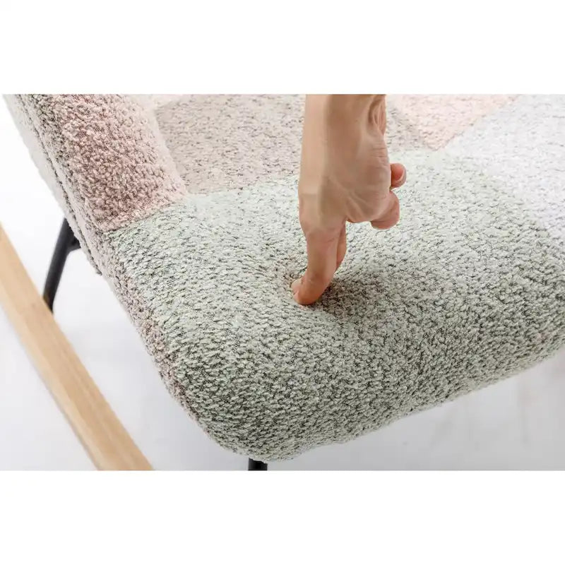 Fauteuil d'appoint moderne Patchwork pour salon, chambre, studio