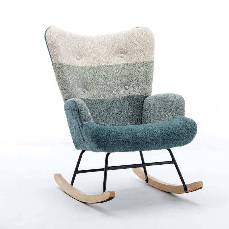 Fauteuil d'appoint moderne Patchwork pour salon, chambre, studio