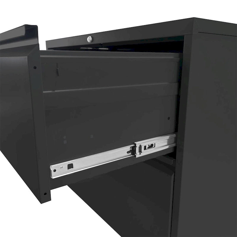 Classeur vertical métallique à 4 tiroirs avec serrure pour le bureau et la maison