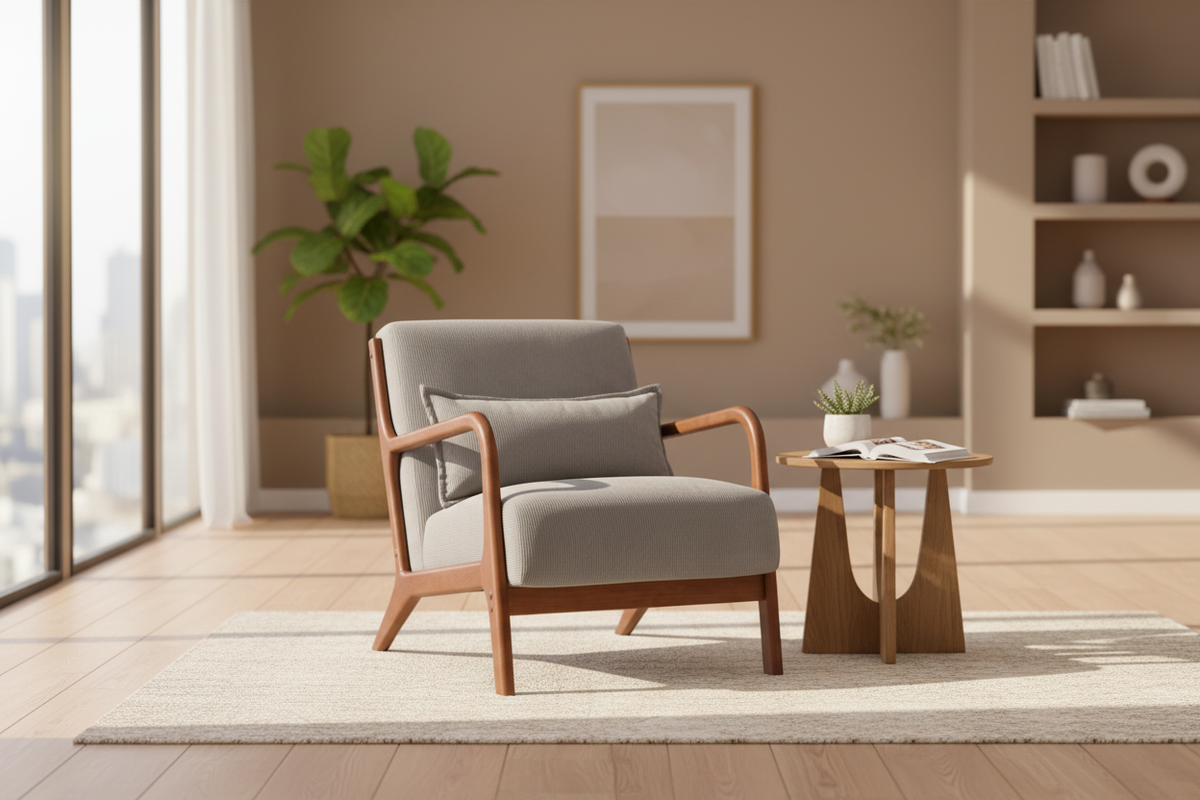 Corduroy Accent Chair – Homepage Banner